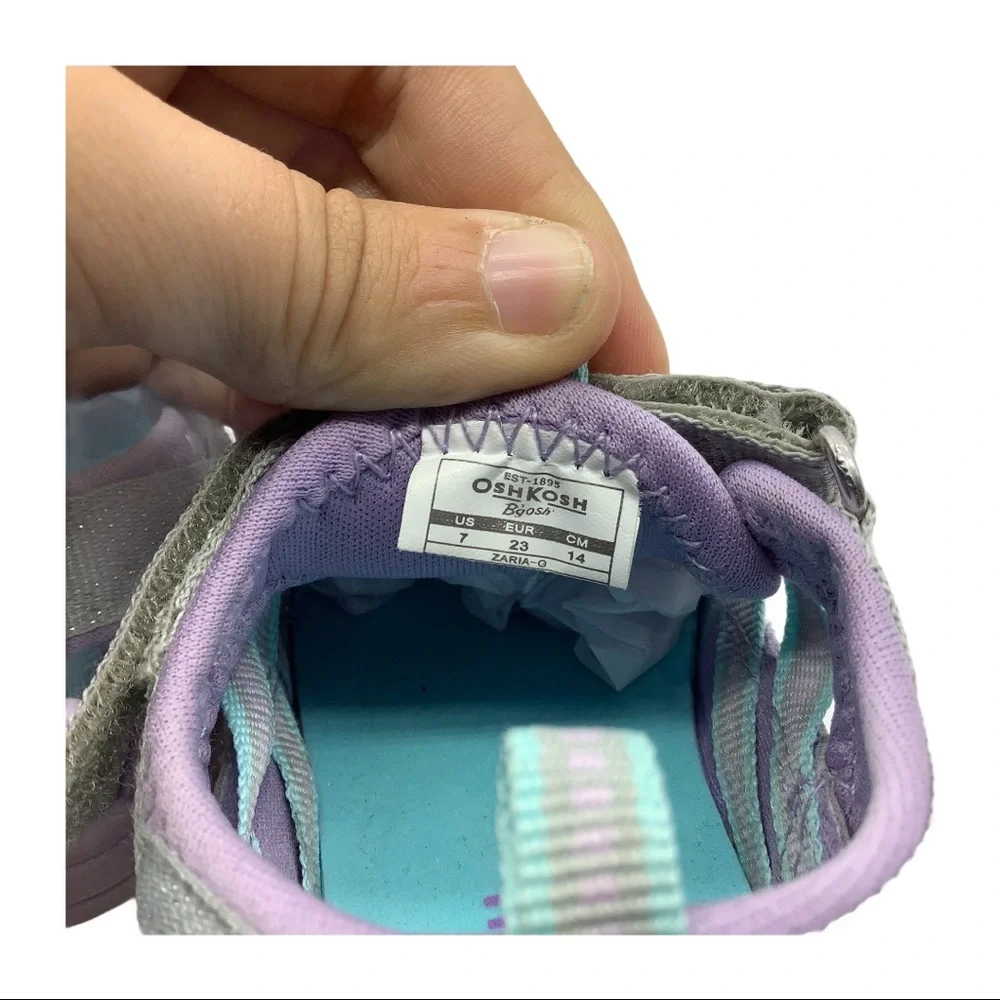OshKosh B'gosh sandal‎ Size 7 Electra Fisherman Water Shoe Purple